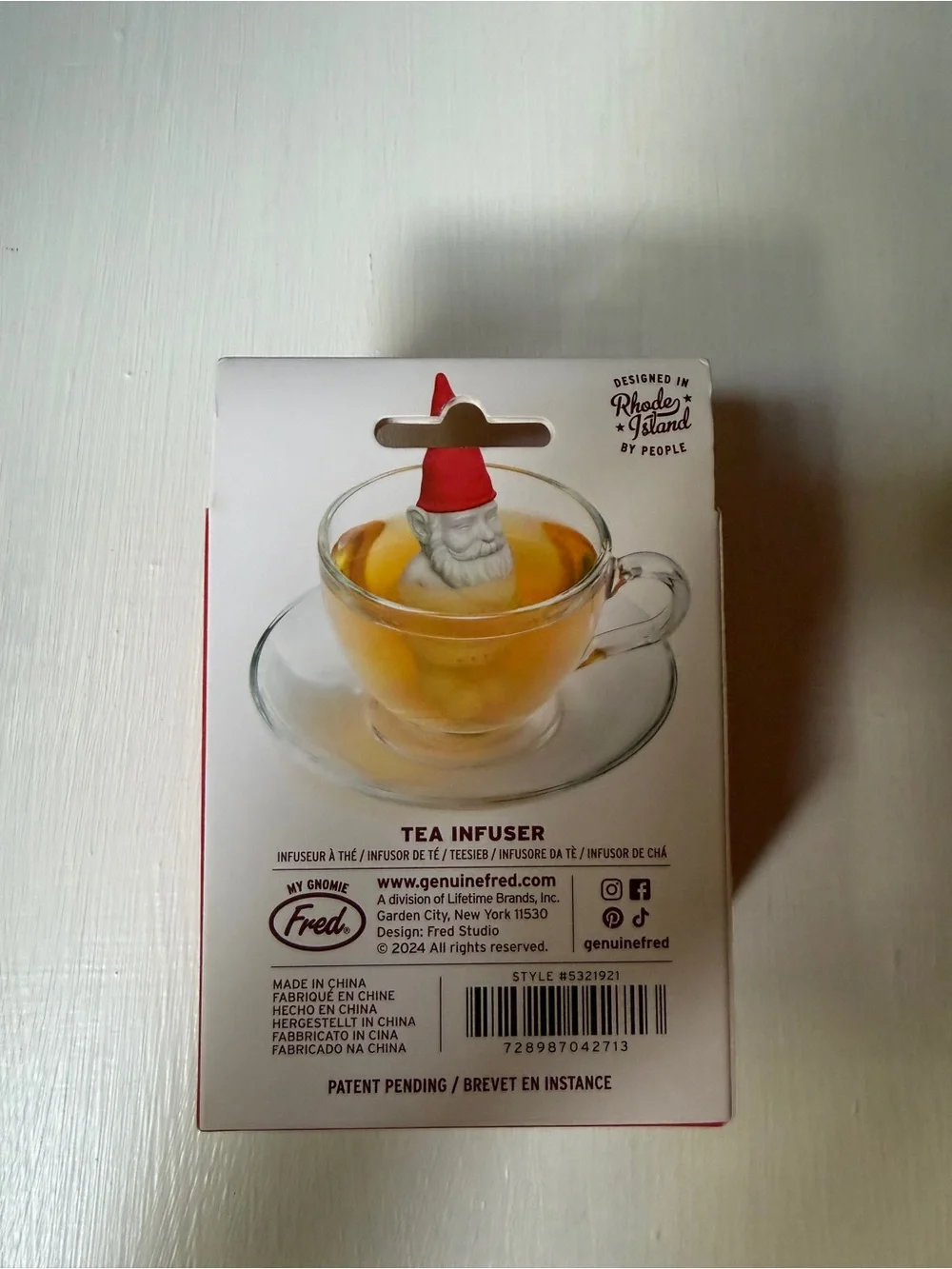 NIB FRED Brand Gnome Brew - Silicone Loose Leaf Tea Infuser 🎁